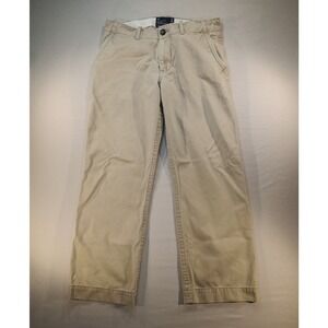 American‎ Eagle Outfitters Mens Khaki Chino Pants Straight Leg Tan 32x30 Cotton